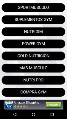 Musculación Fitness Gym android App screenshot 0