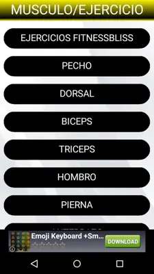 Musculación Fitness Gym android App screenshot 3